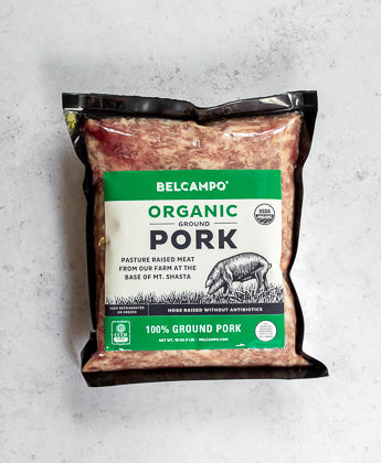 Organic Ground Pork (1 lb), 2 pack